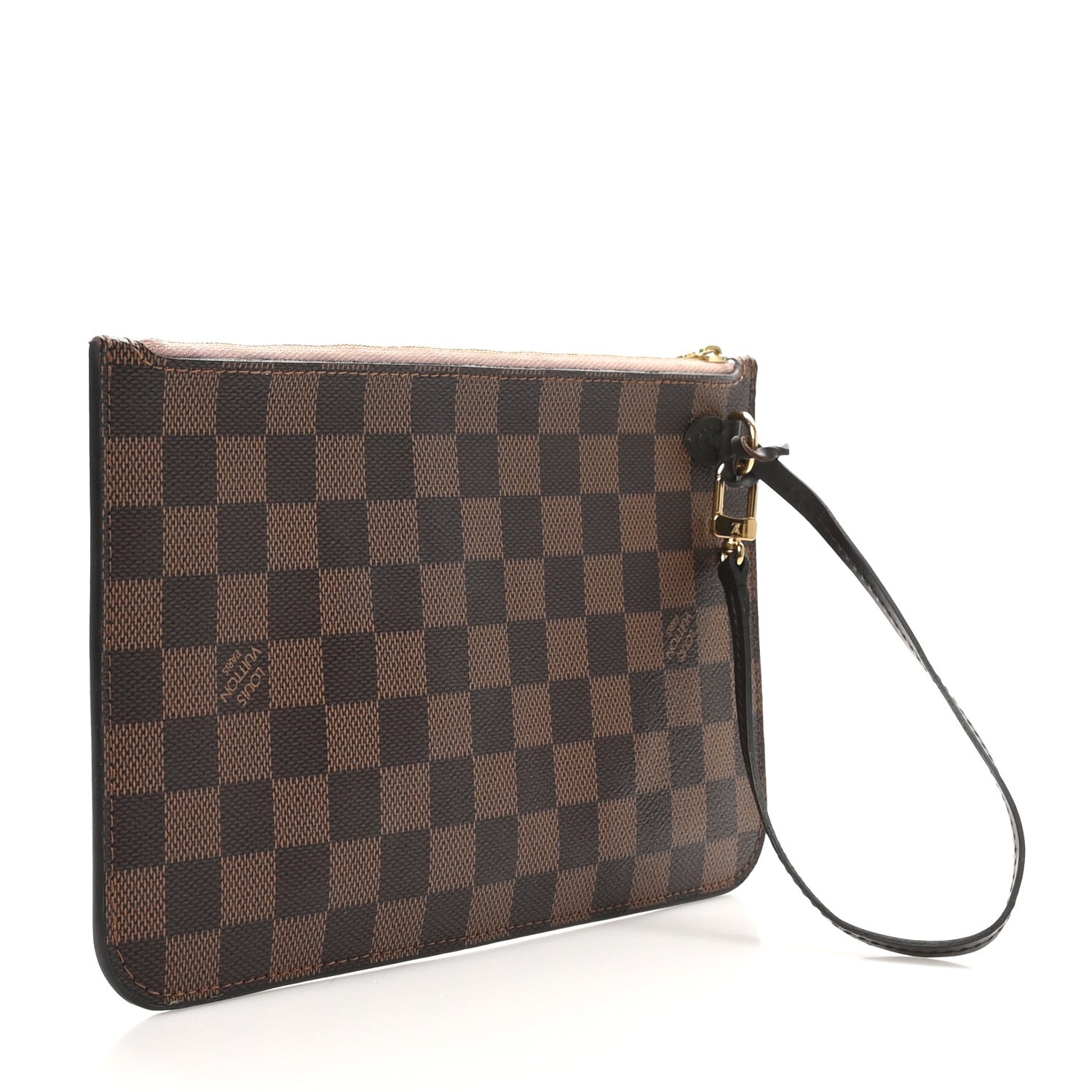 Damier Ebene Neverfull MM GM Pochette Rose Ballerine