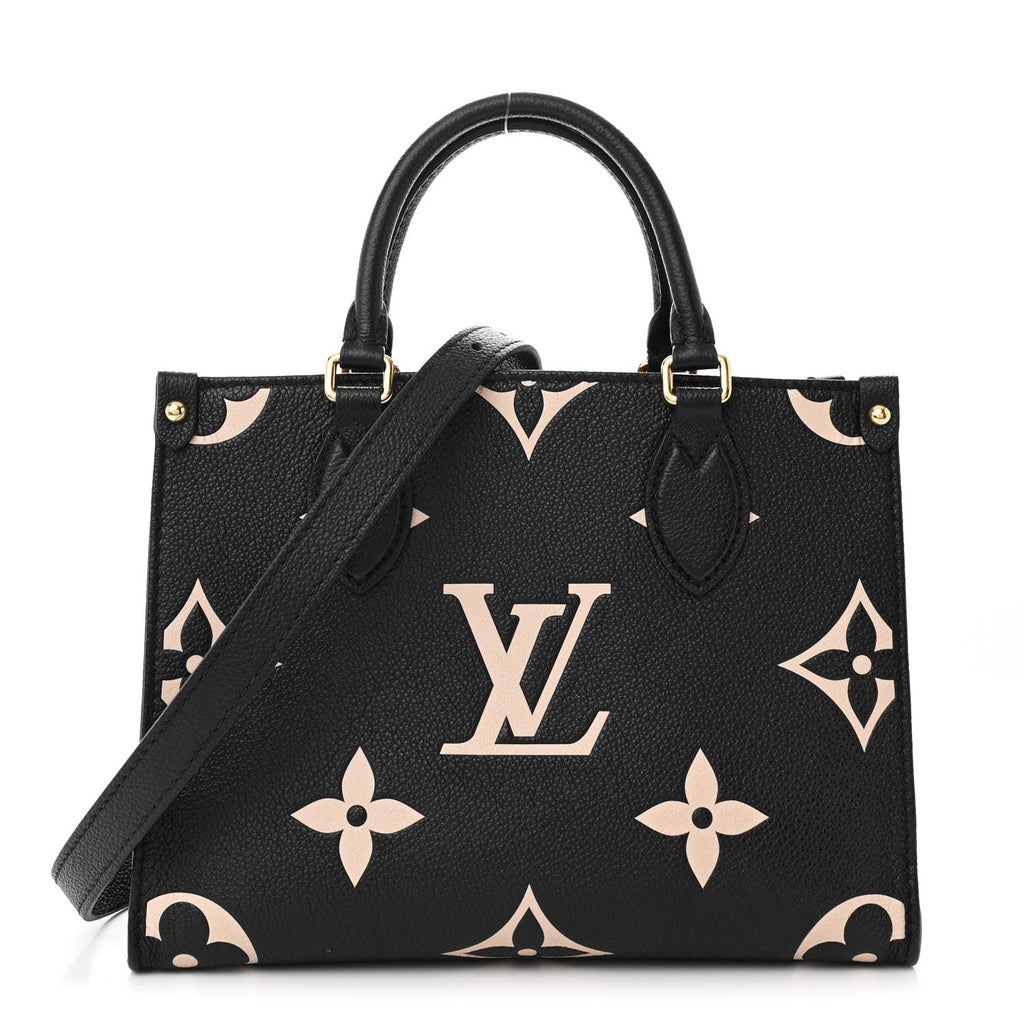 Empreinte Monogram Giant Onthego PM Black Beige