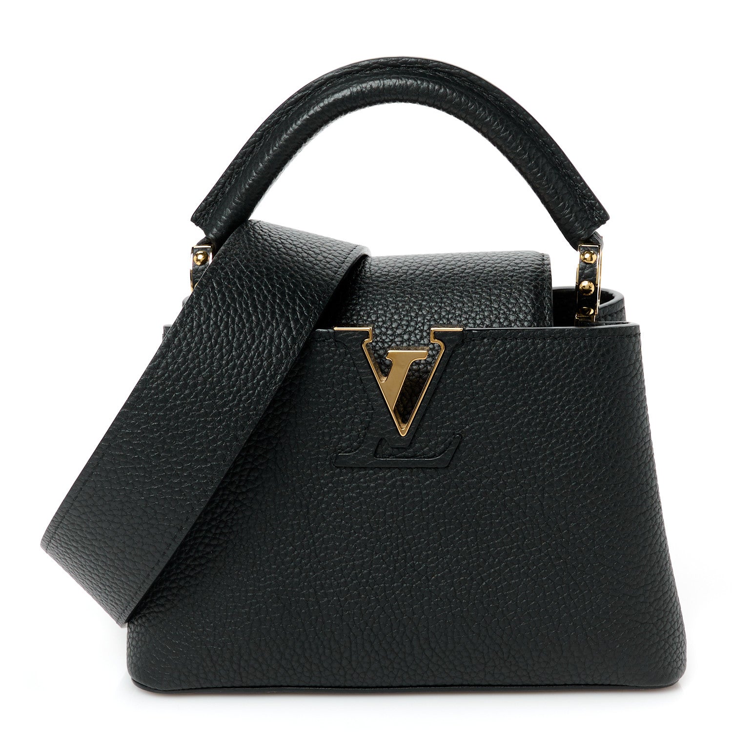 Taurillon Mini Capucines Black