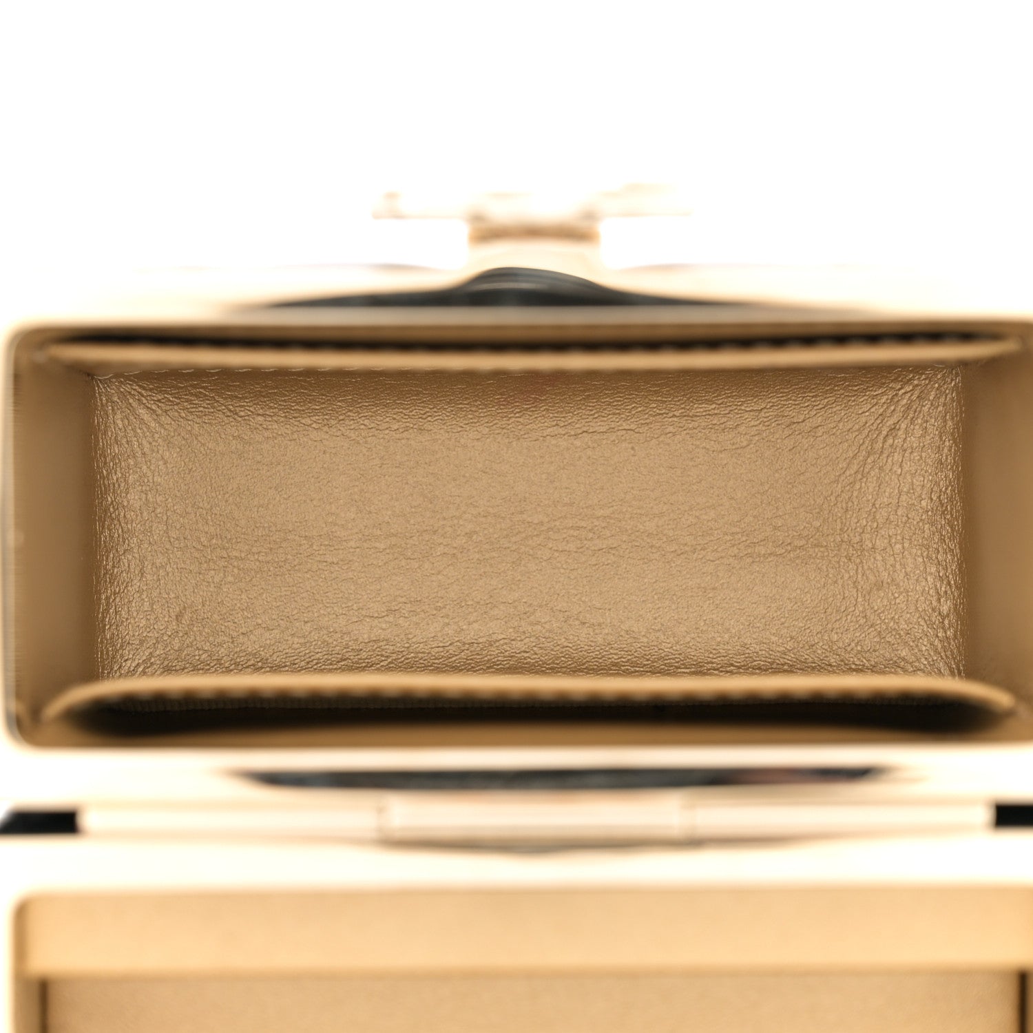 Lambskin Quilted Small Box With Chain Black
