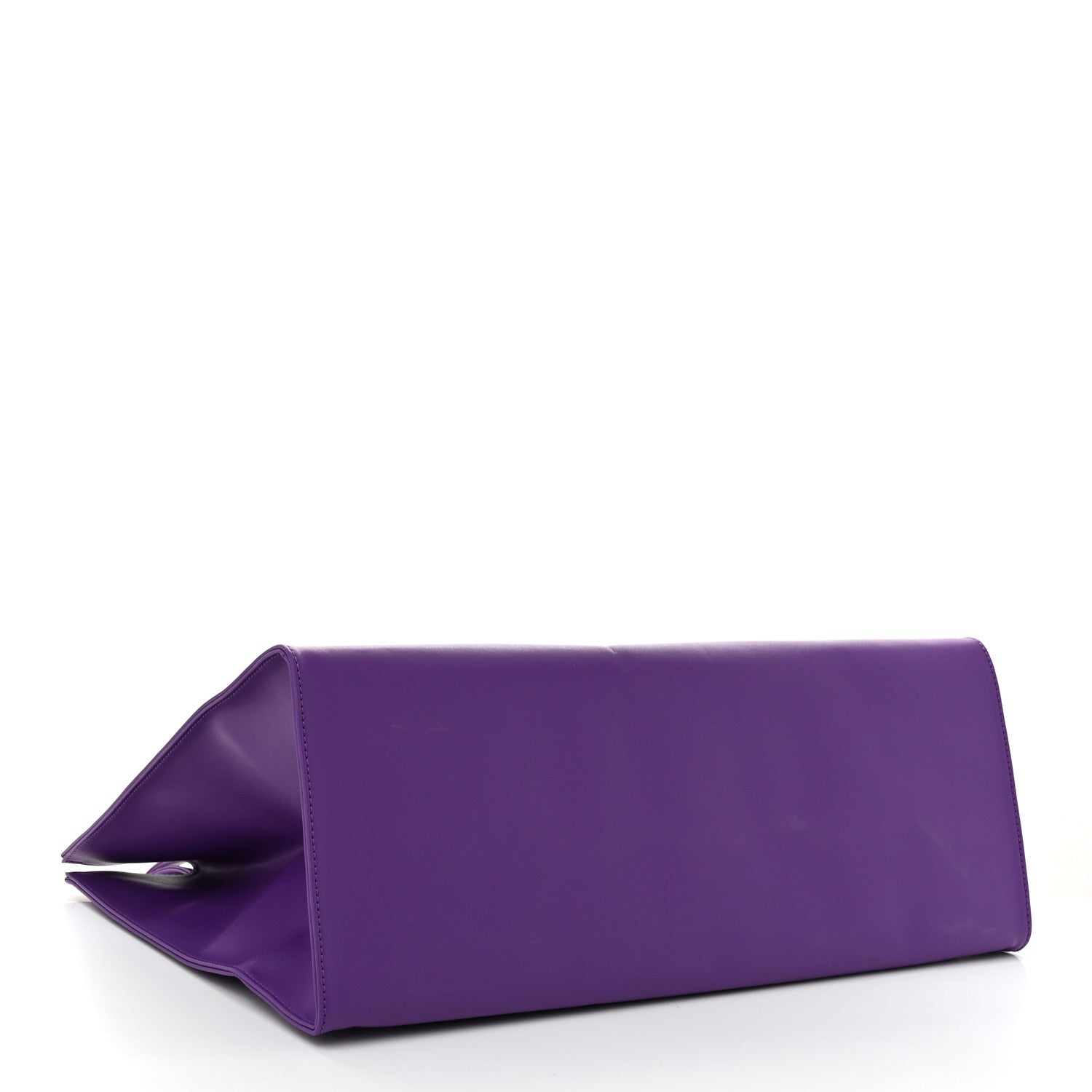 Vegan Leather Large Shopping Bag Grape