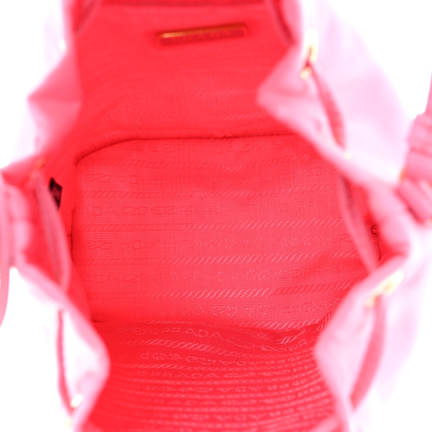 Re-Nylon Saffiano Mini Re-Edition 1978 Bucket Bag Begonia