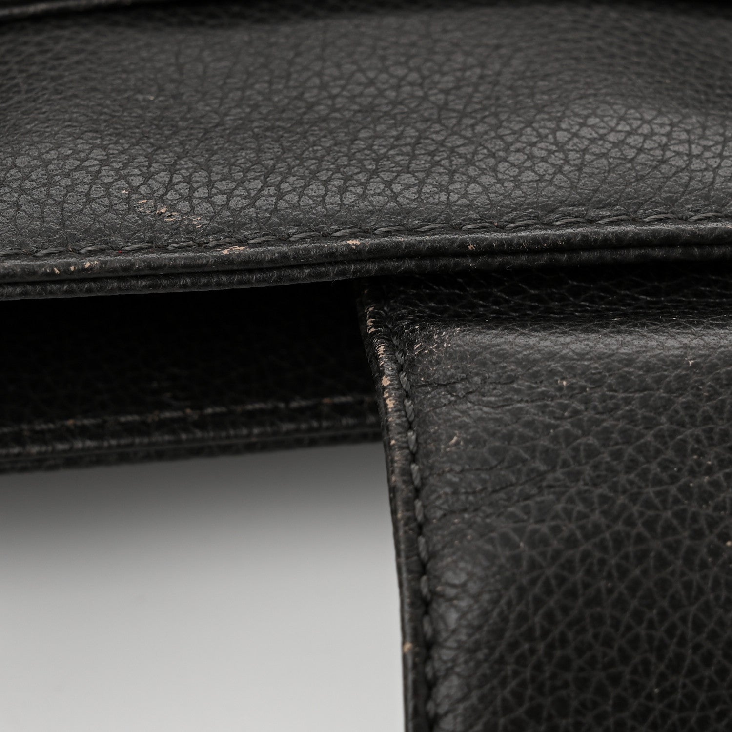 Calfskin Tall Cerf Tote Anthracite