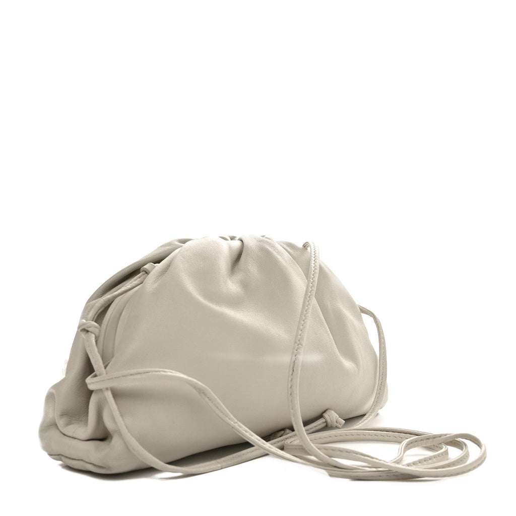 Butter Calfskin The Mini Pouch Chalk