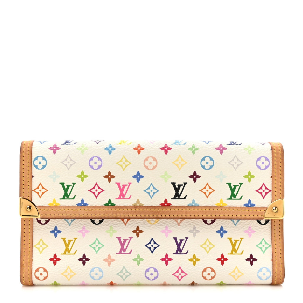 Monogram Multicolor Porte Tresor International Wallet White