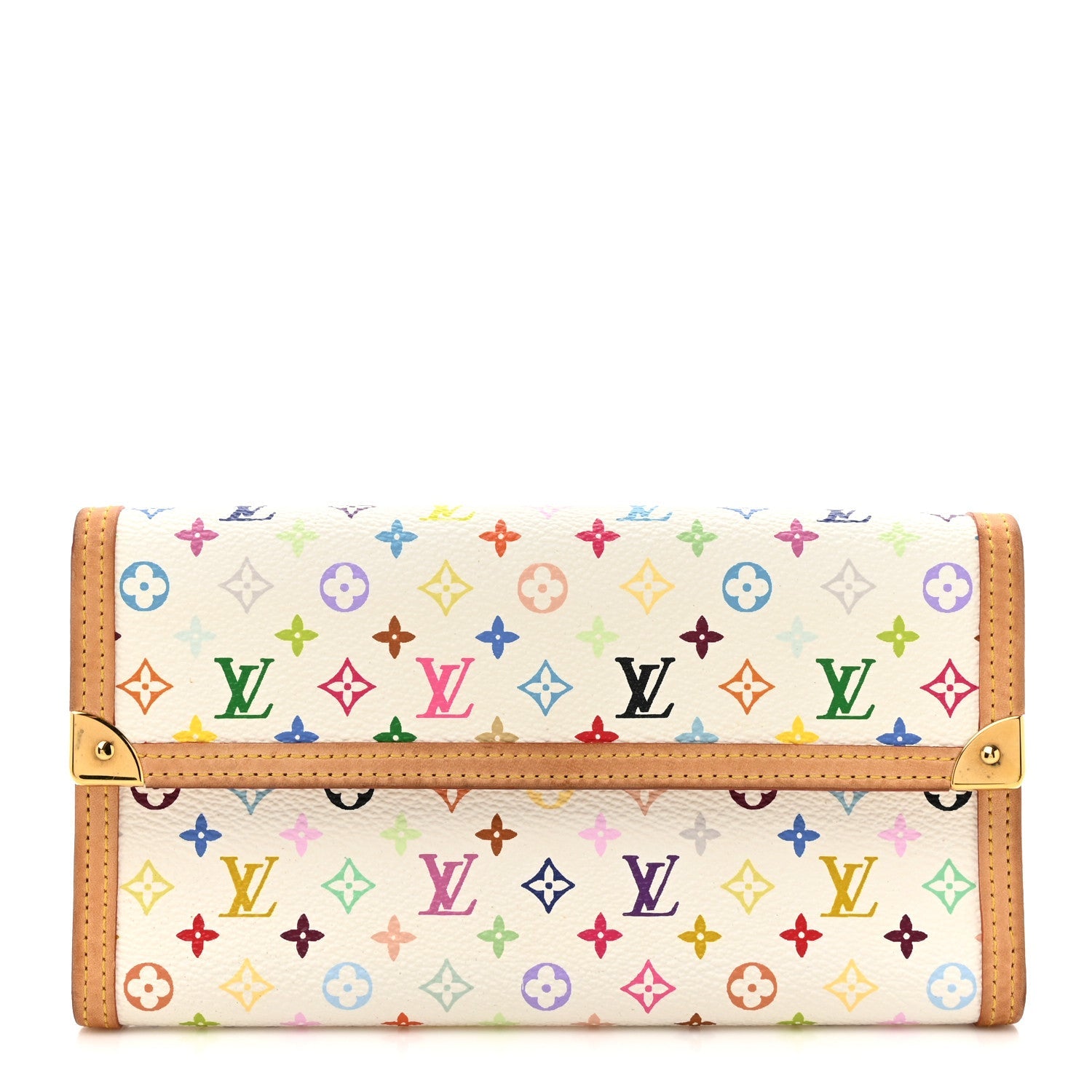 Monogram Multicolor Porte Tresor International Wallet White