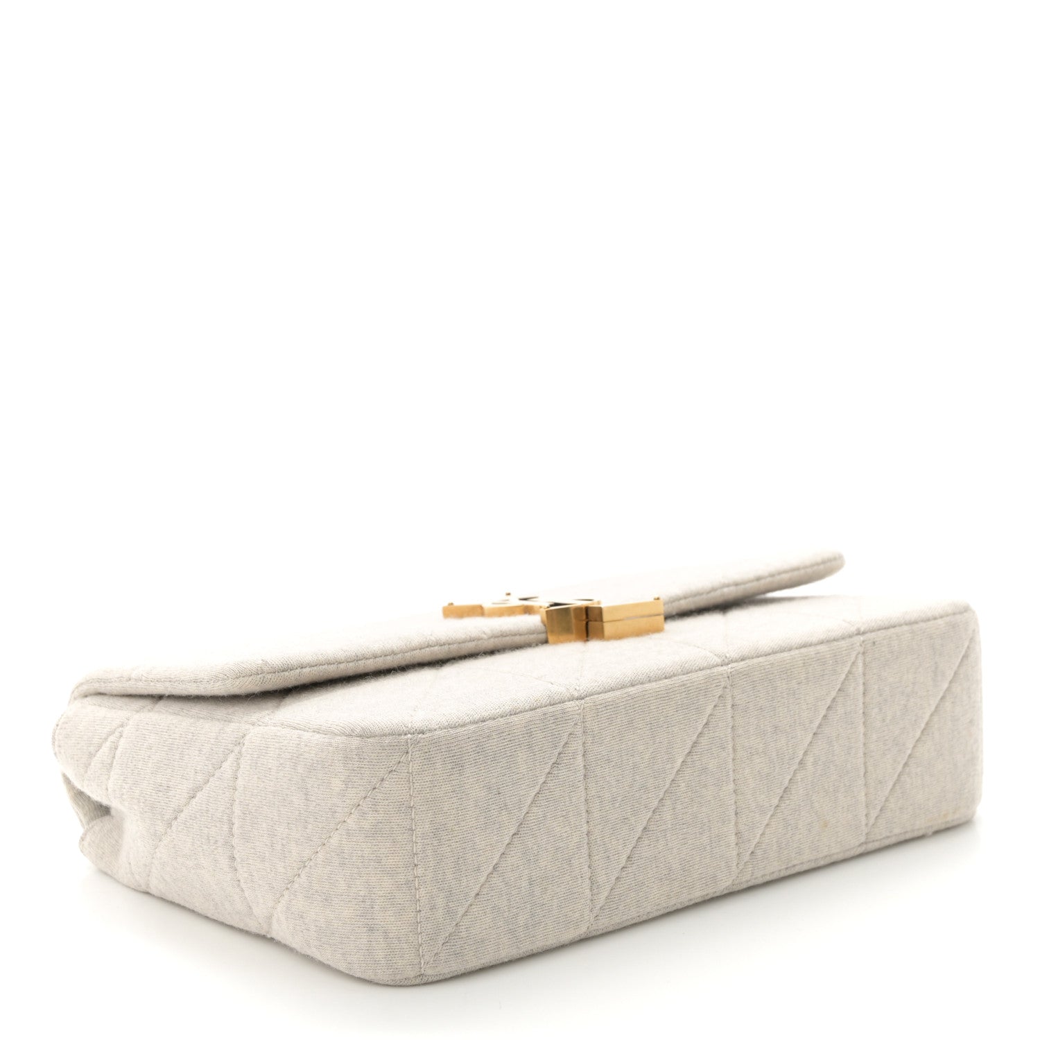 Jersey Wool Patchwork Monogram Medium Jamie Off White