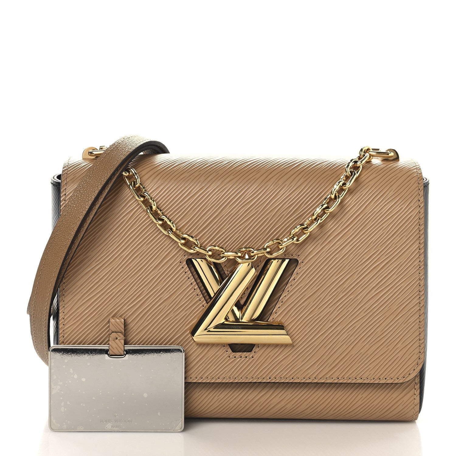 Epi Twist Shoulder Bag MM Camel
