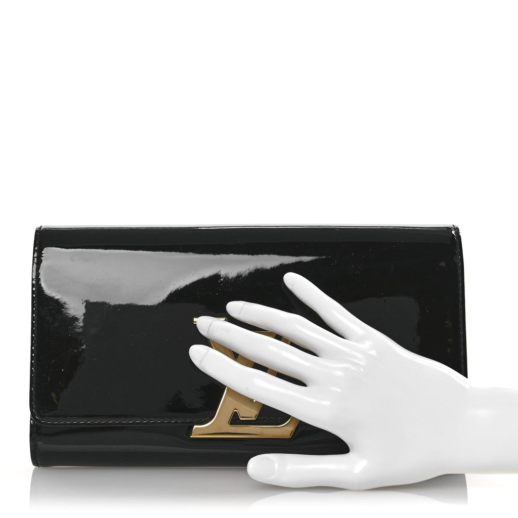Patent Neo Sobe Louise EW Clutch Black