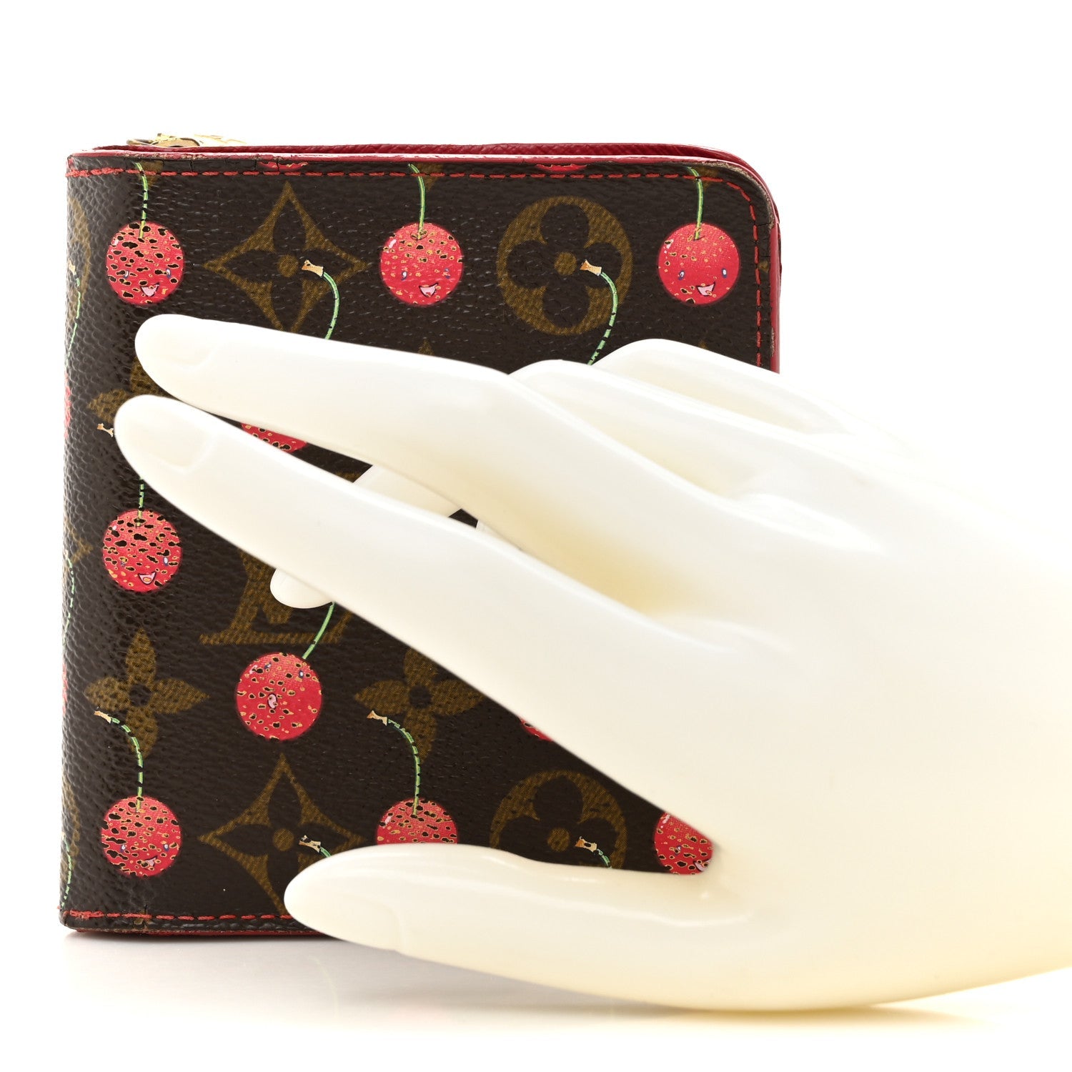 Monogram Cerises Compact Zippe Wallet