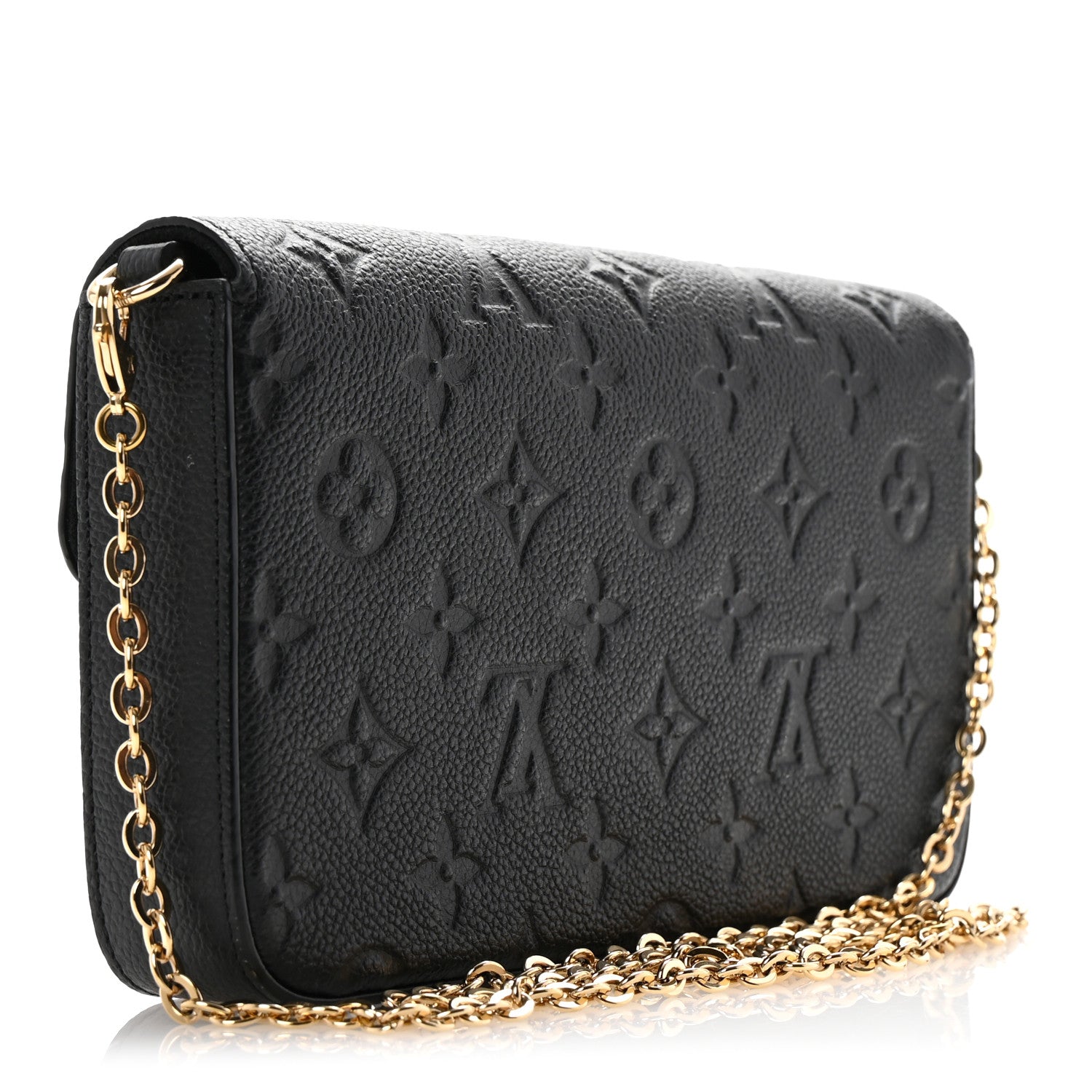 Empreinte Pochette Felicie Chain Wallet Black