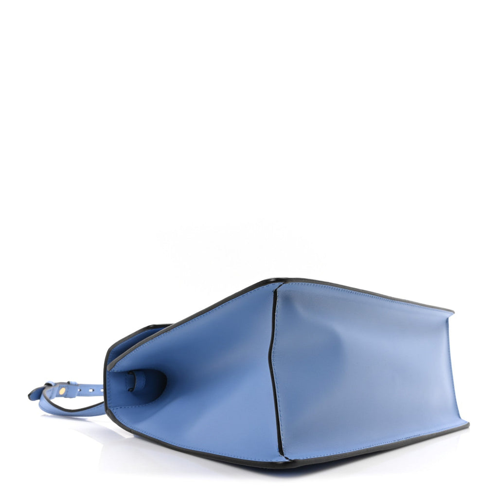 Calfskin Embroidered Medium Sylvie Top Handle Bag Clear Sky Blue