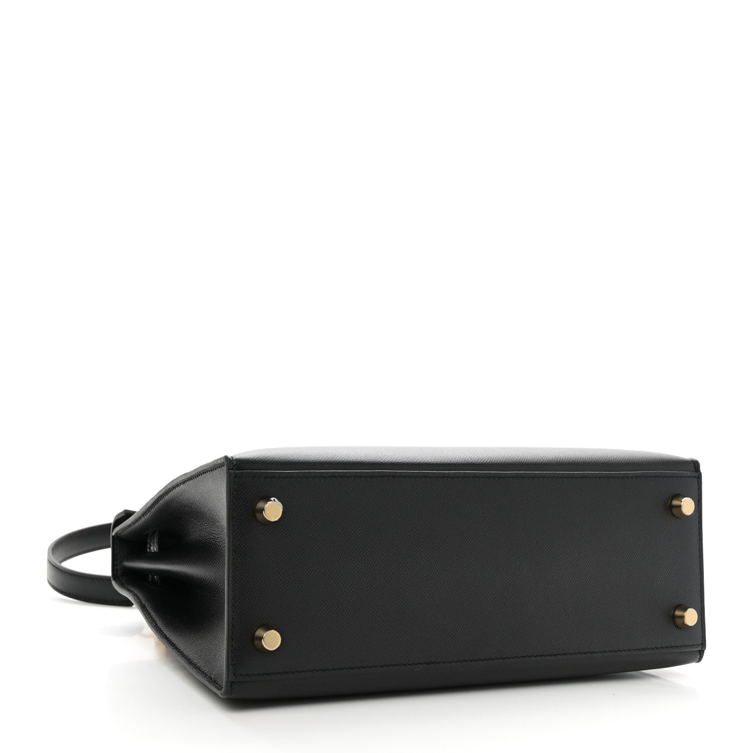 Madame Calfskin Shiny Niloticus Crocodile Kelly Sellier Touch 25 Black