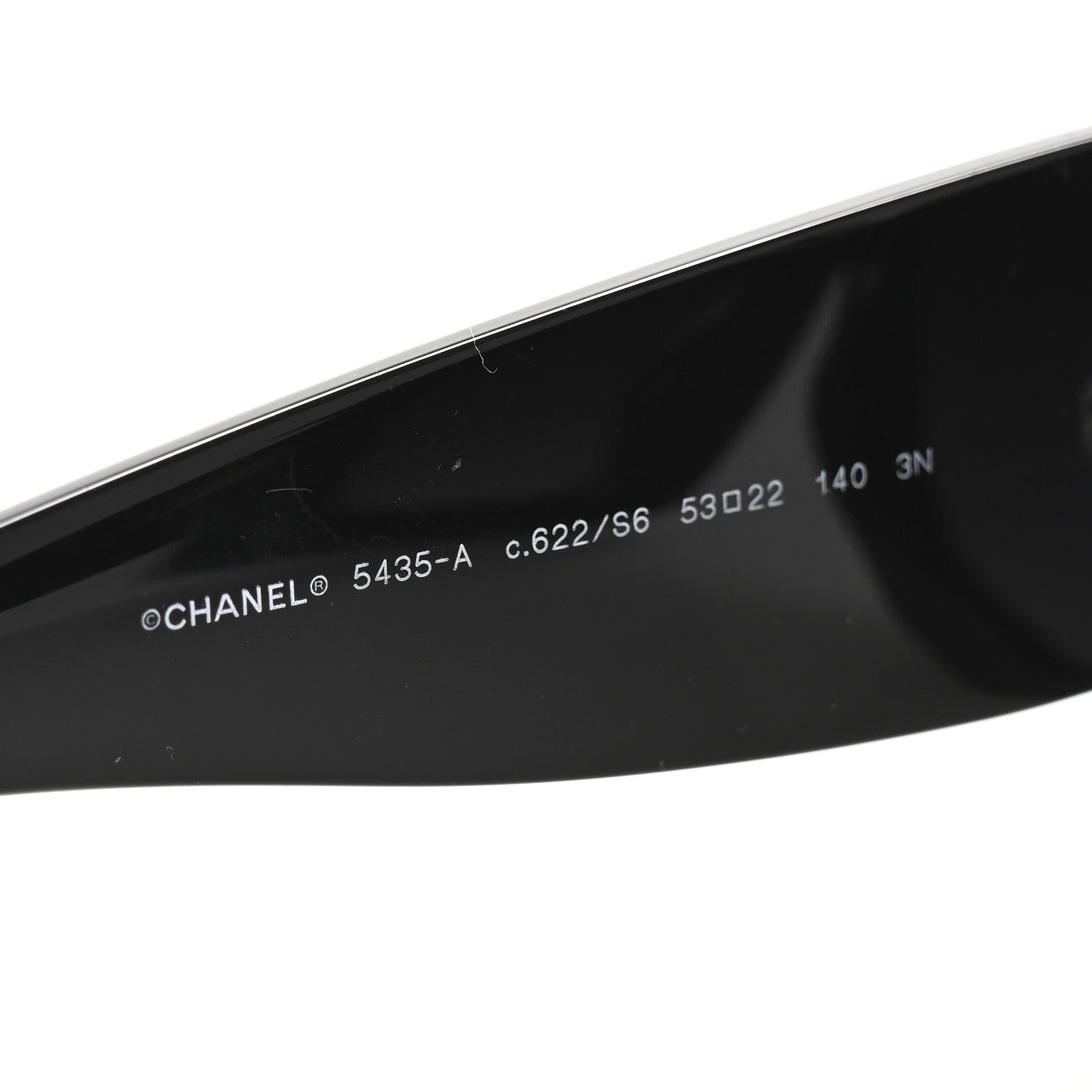 Acetate Rectangle Sunglasses 5435 Black