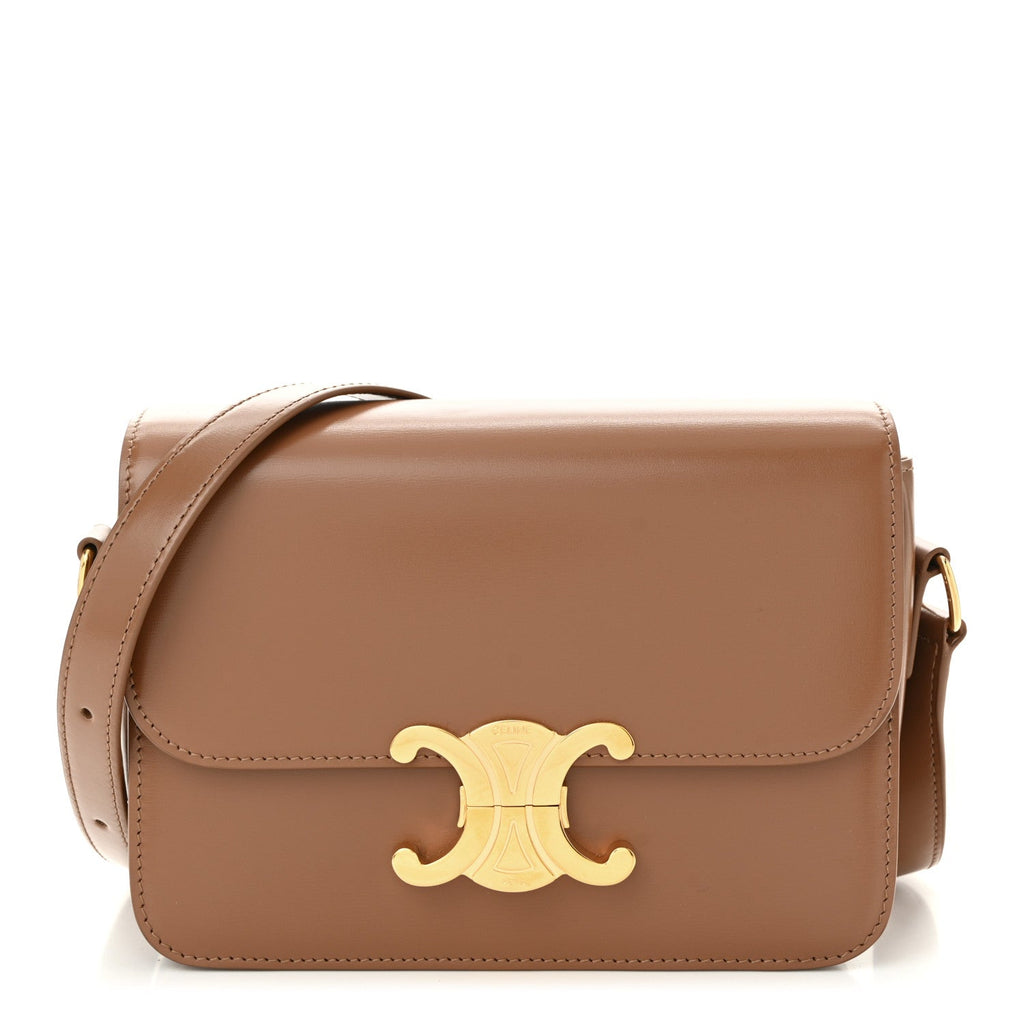 Shiny Calfskin Teen Triomphe Bronze