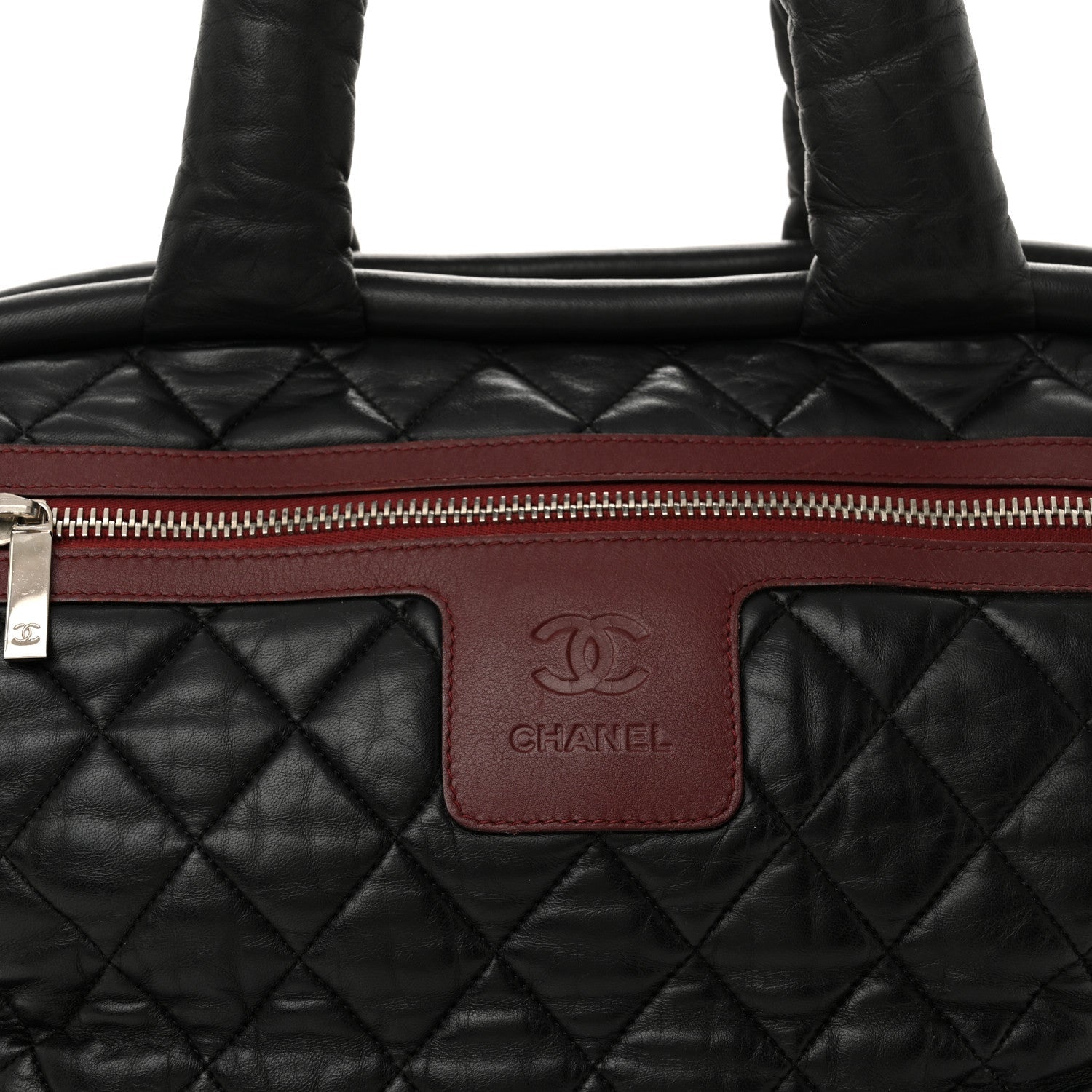 Lambskin Coco Cocoon Bowler Black