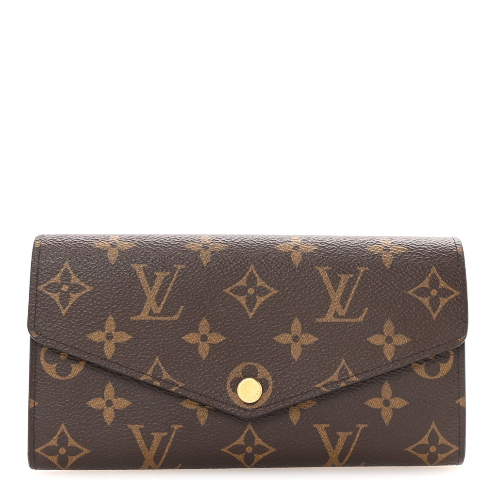 Monogram Sarah Wallet NM Coquelicot