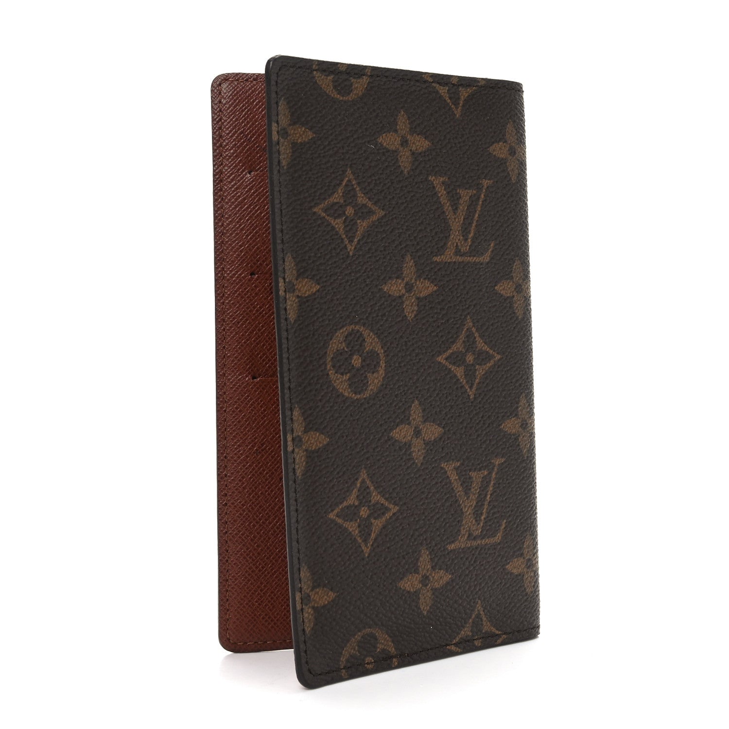 Monogram Checkbook Holder Case Wallet