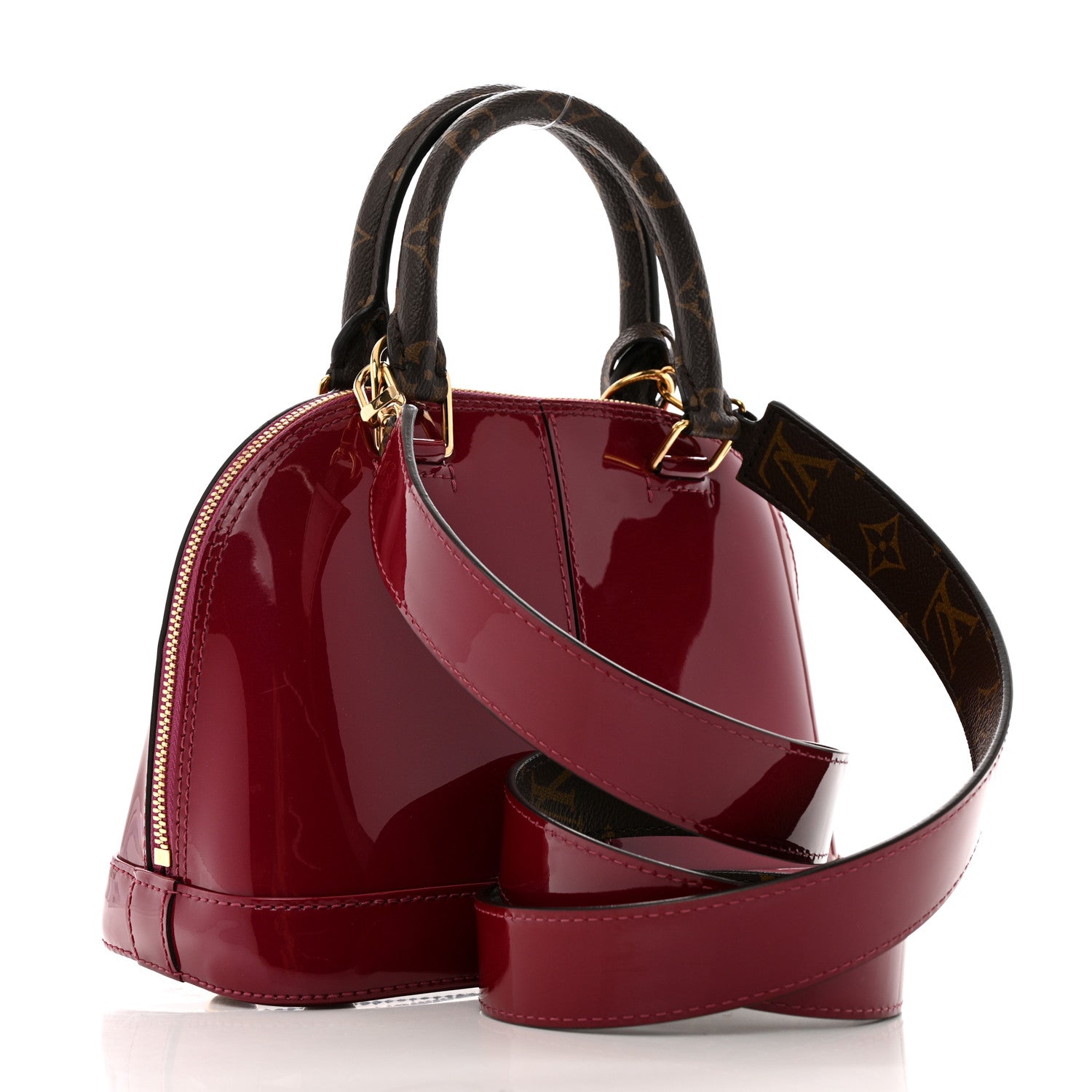 Patent Monogram Alma BB Magenta