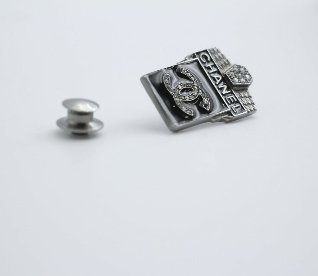 Chanel 09A Metal Moscow Series Badge Brooch
