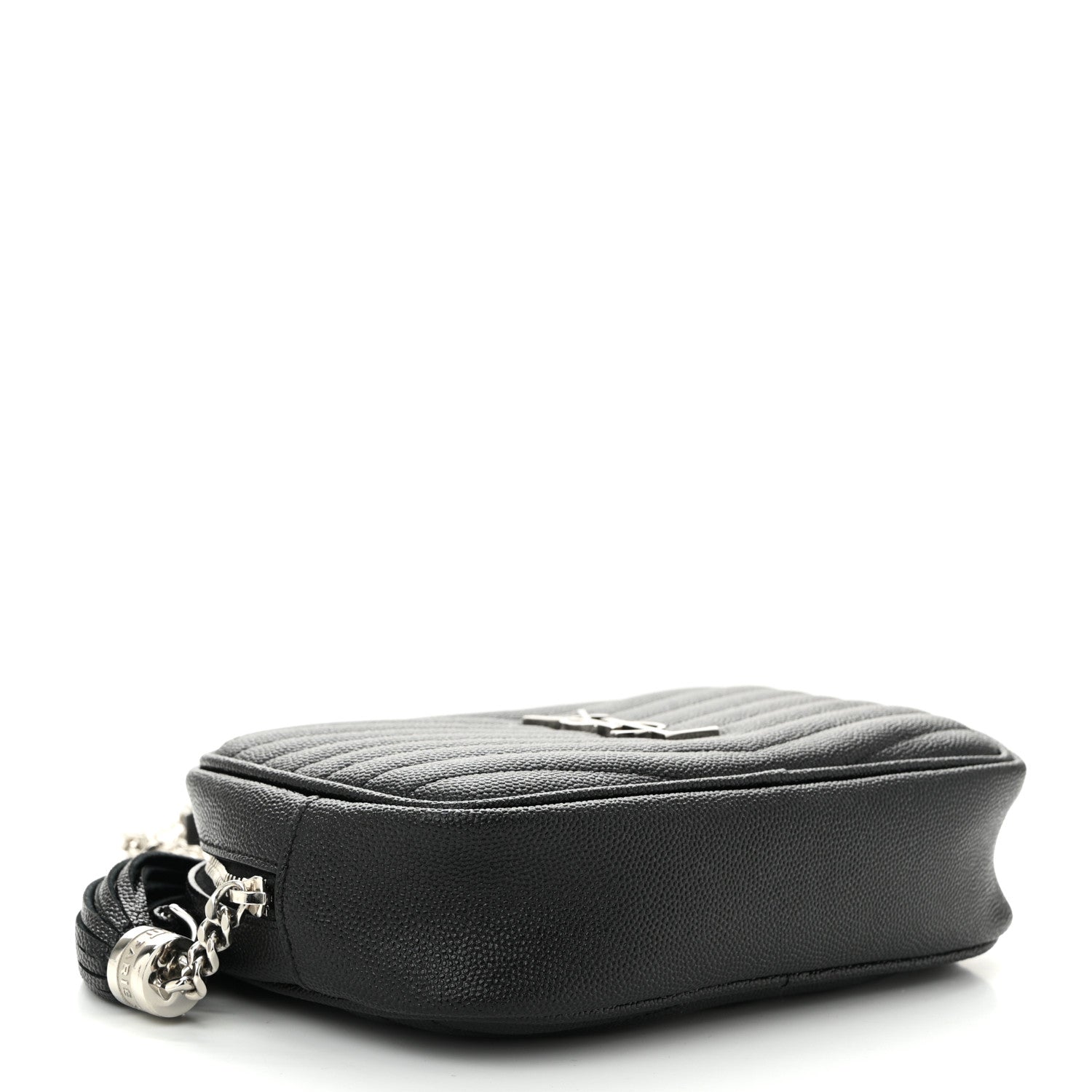 Grain De Poudre Matelasse Monogram Mini Lou Camera Bag Black
