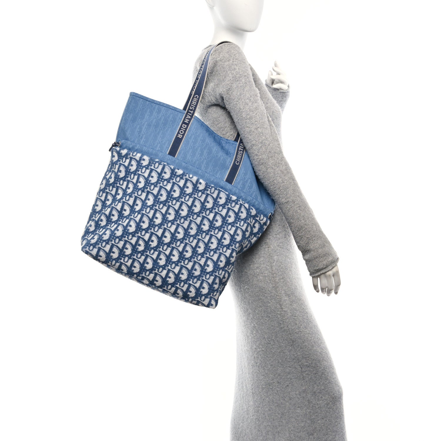 Terry Oblique Reversible Bag Blue