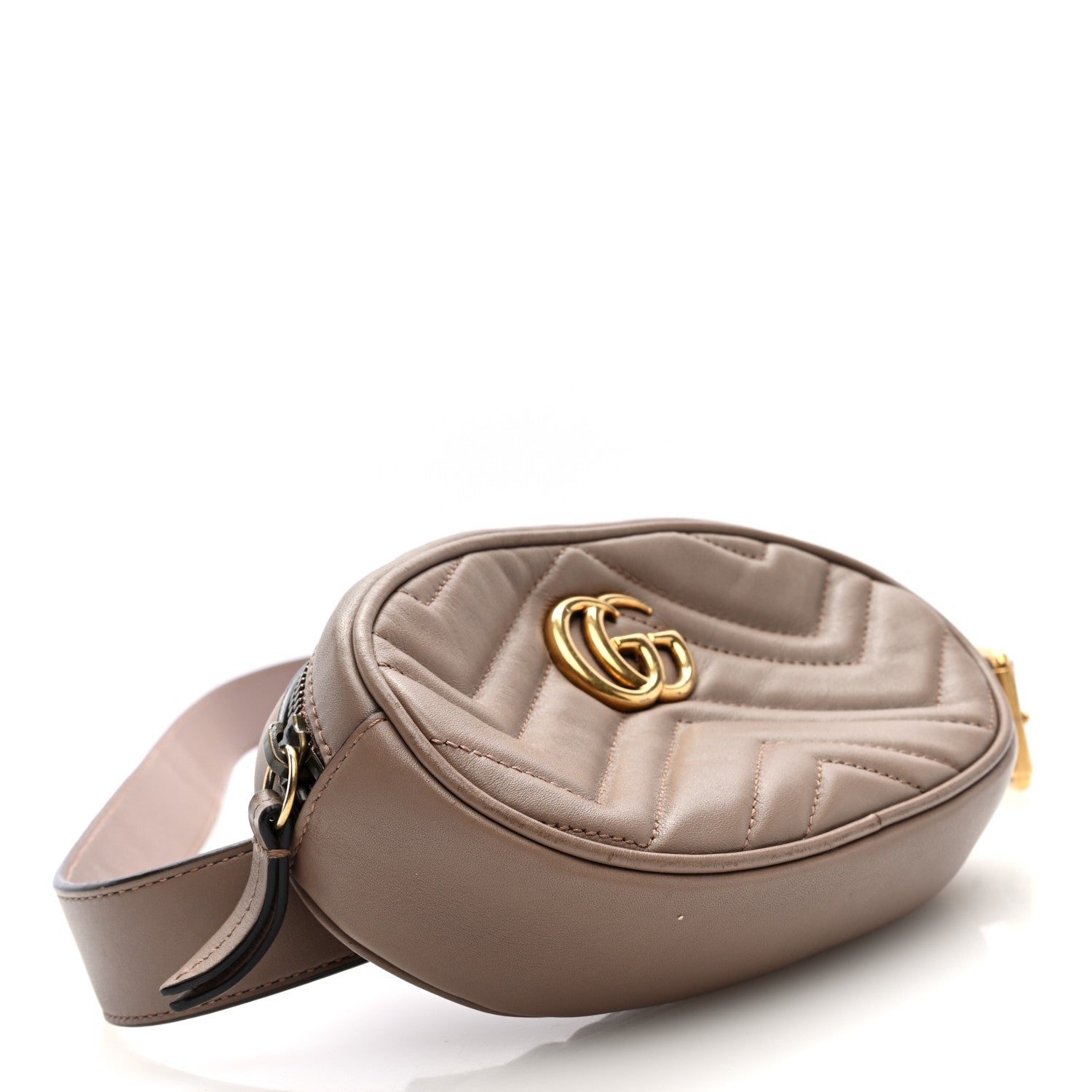 Calfskin Matelasse GG Marmont Belt Bag 105 42 Porcelain Rose