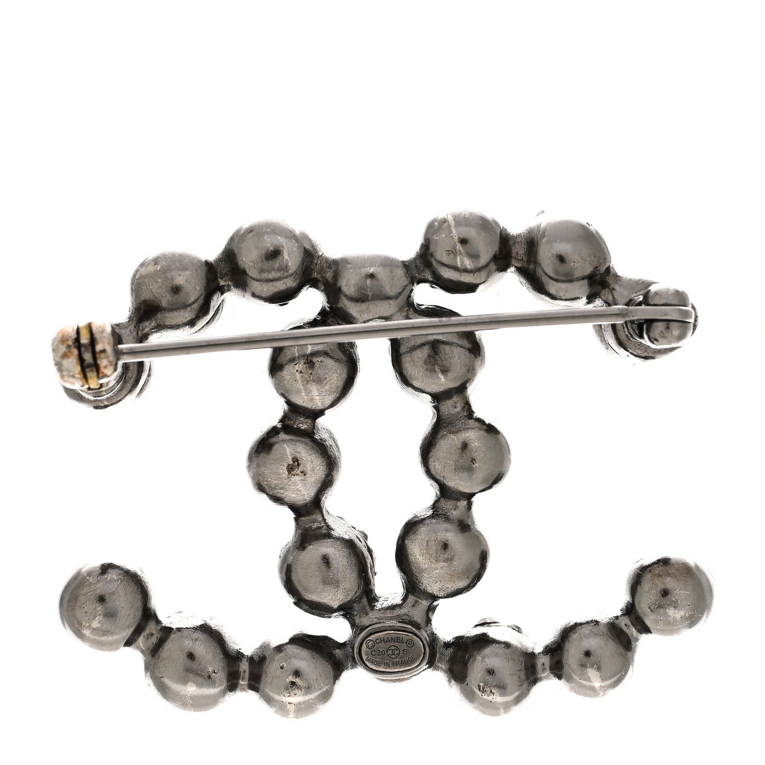 Ruthenium Crystal CC Brooch