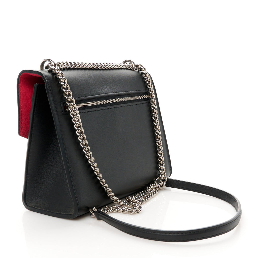 Soft Calfskin Pins My Lockme Chain Bag BB Black