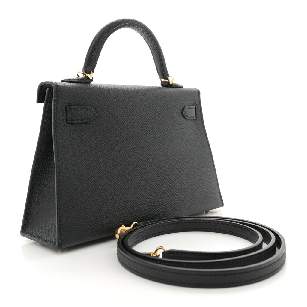 Epsom Mini Kelly Sellier 20 Black