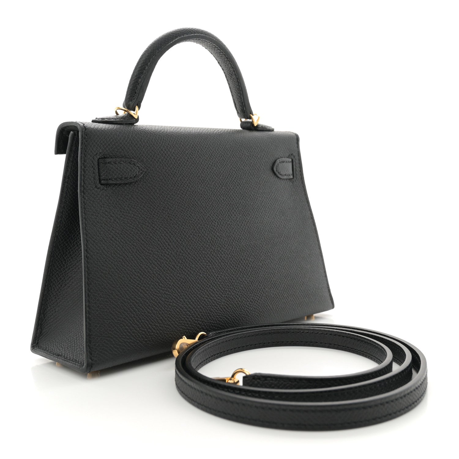 Epsom Mini Kelly Sellier 20 Black