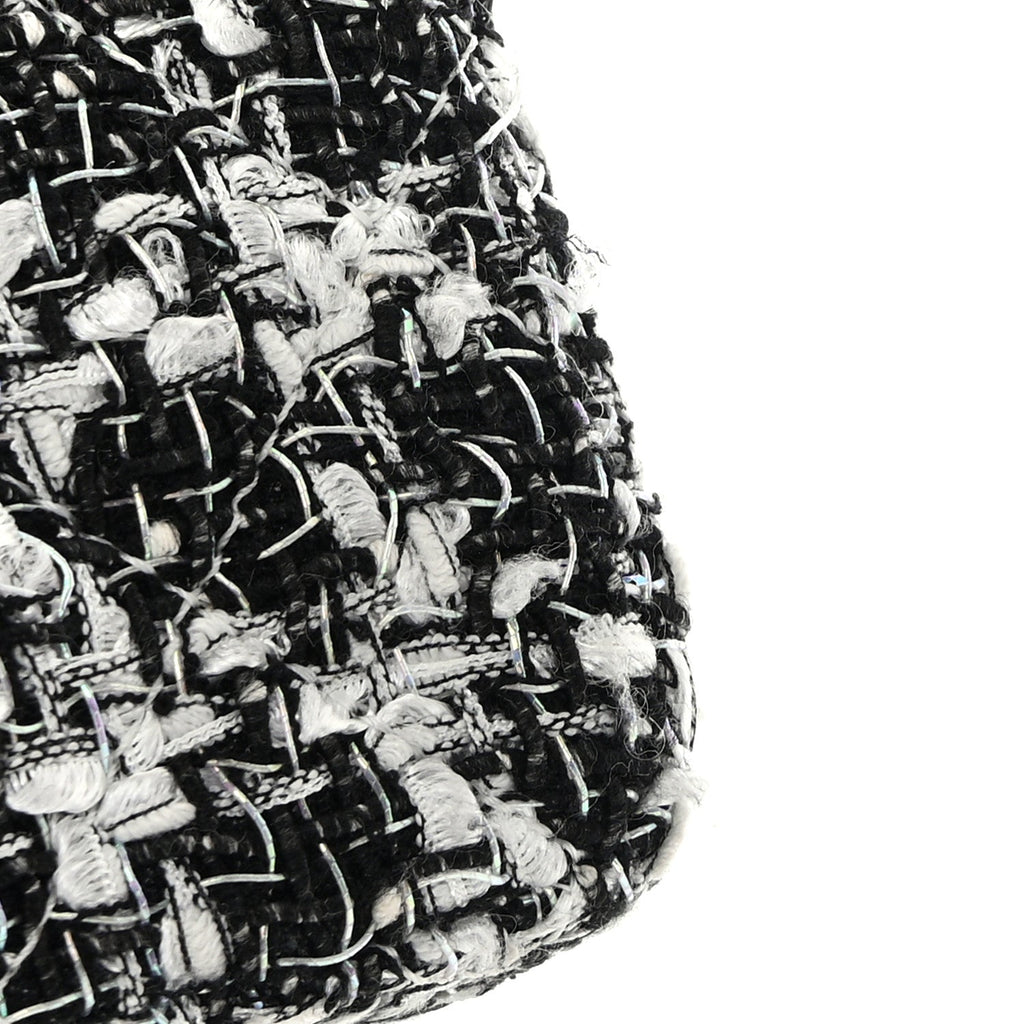 Tweed Quilted Resin 2.55 Reissue 226 Flap Black White