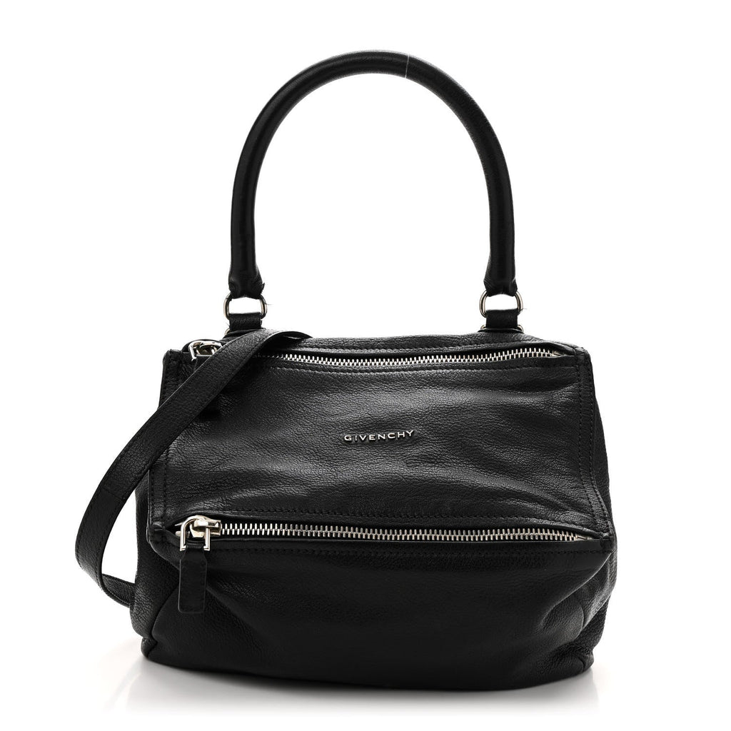 Sugar Goatskin Small Pandora Black
