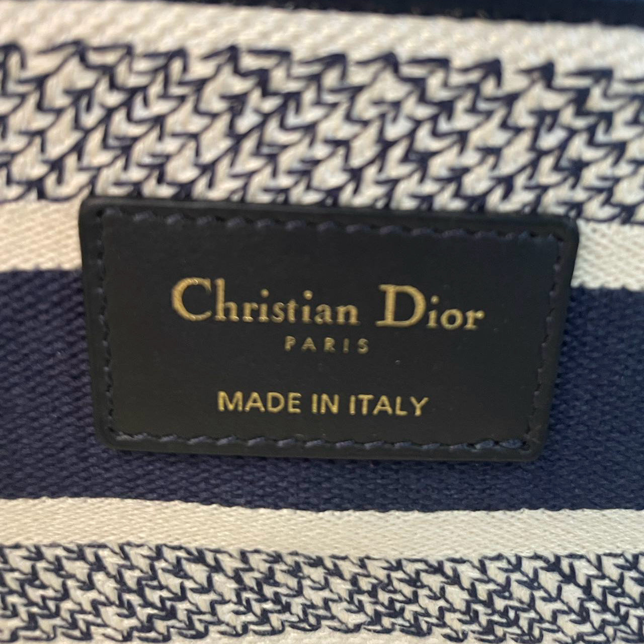 Christian Dior Lady Dior D-Lite Bag Medium in Canvas