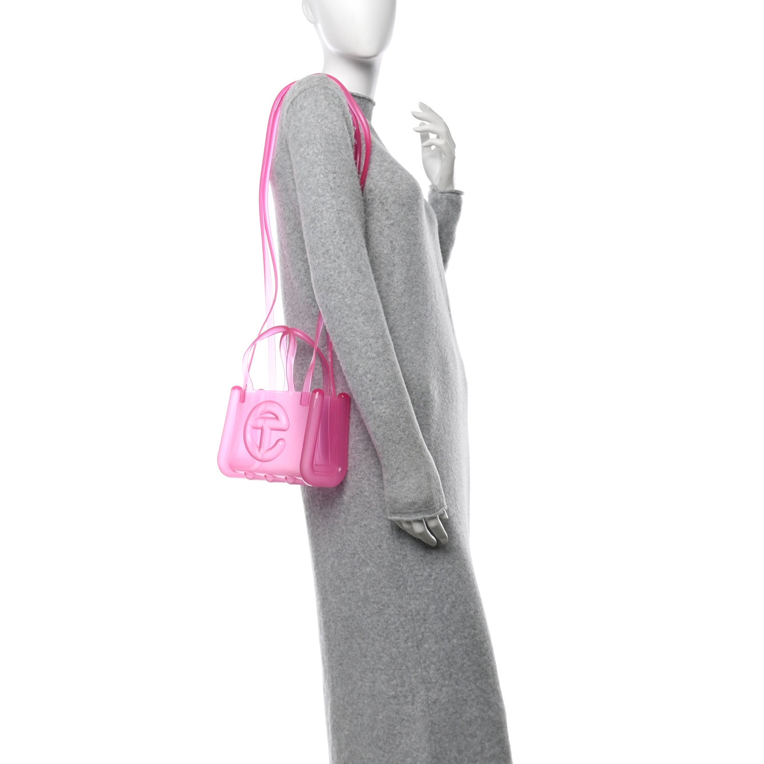 x MELISSA Jelly Small Shopping Bag Clear Pink