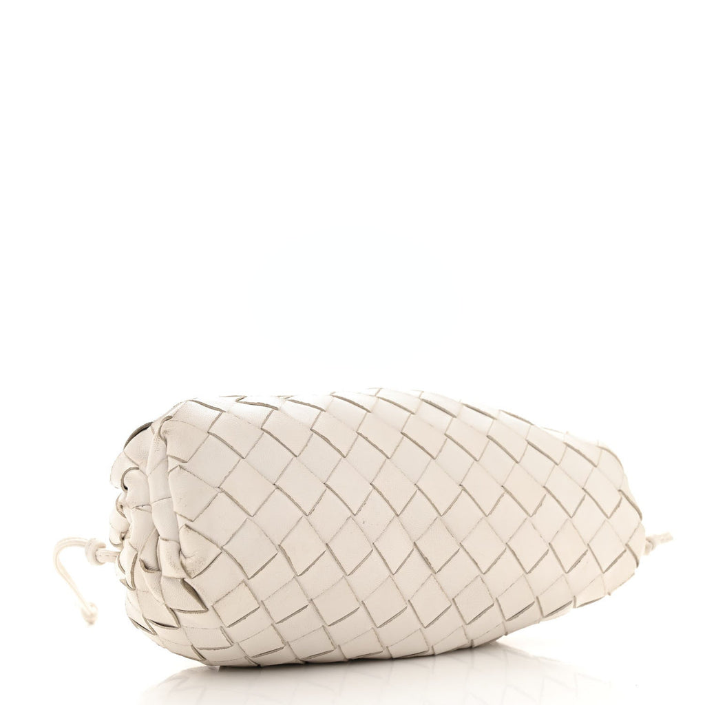 Nappa Intrecciato The Mini Pouch Chalk