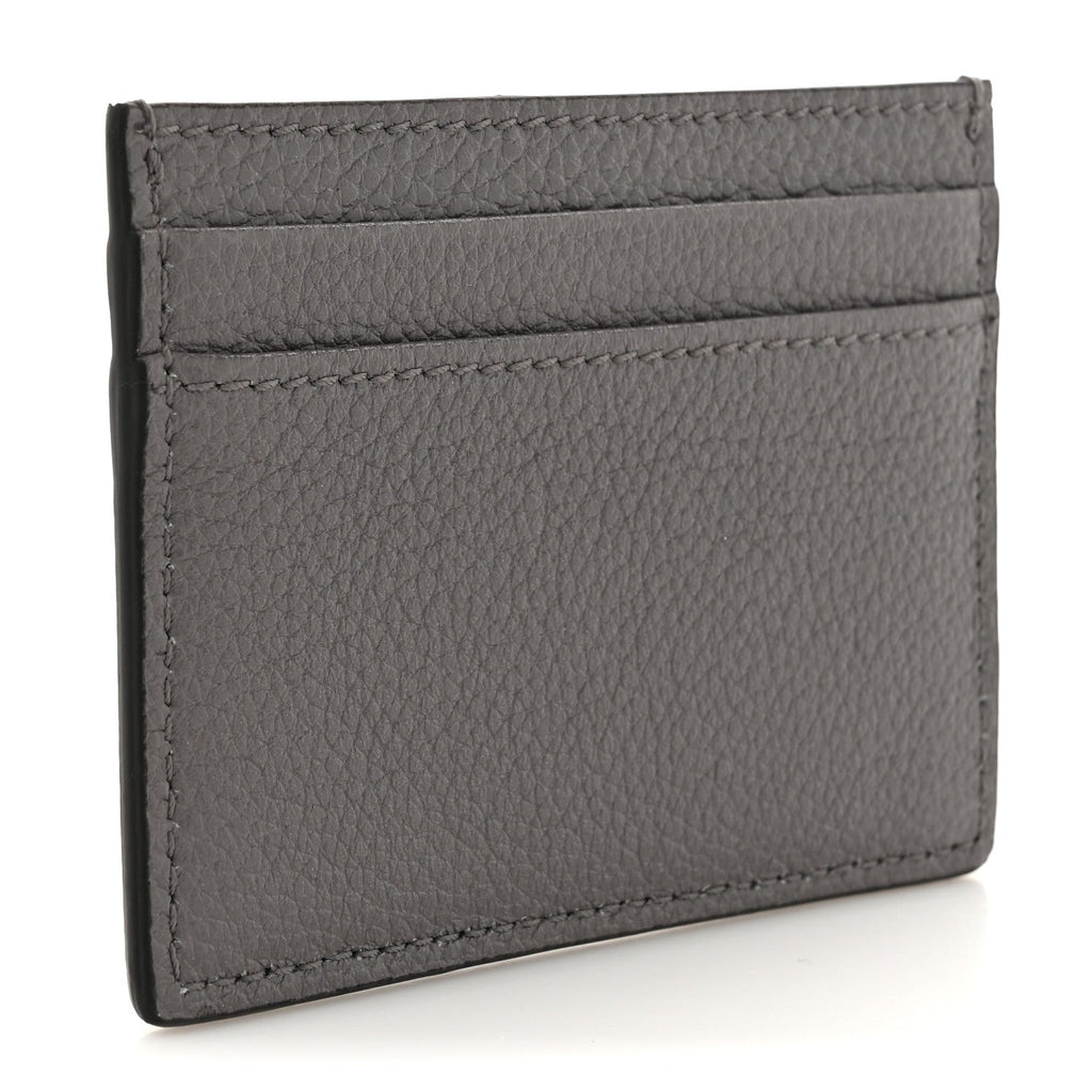 Grainy Calfskin Zumi  Holder Dusty Grey