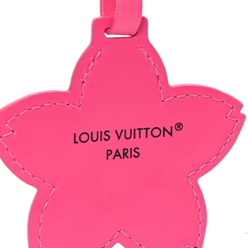 LV X TM Cherry Blossom Bag Charm Pink
