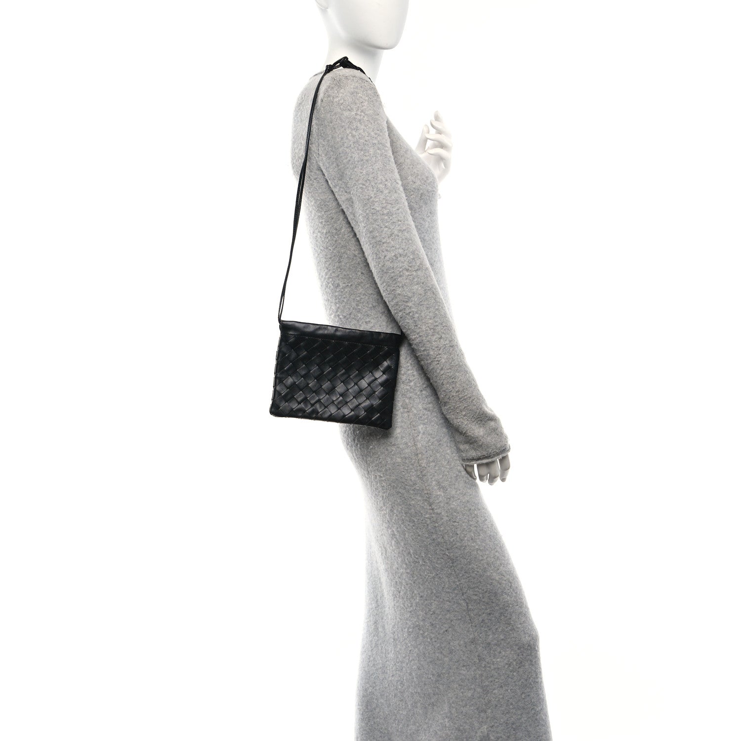 Nappa Intrecciato Small Dustbag Black