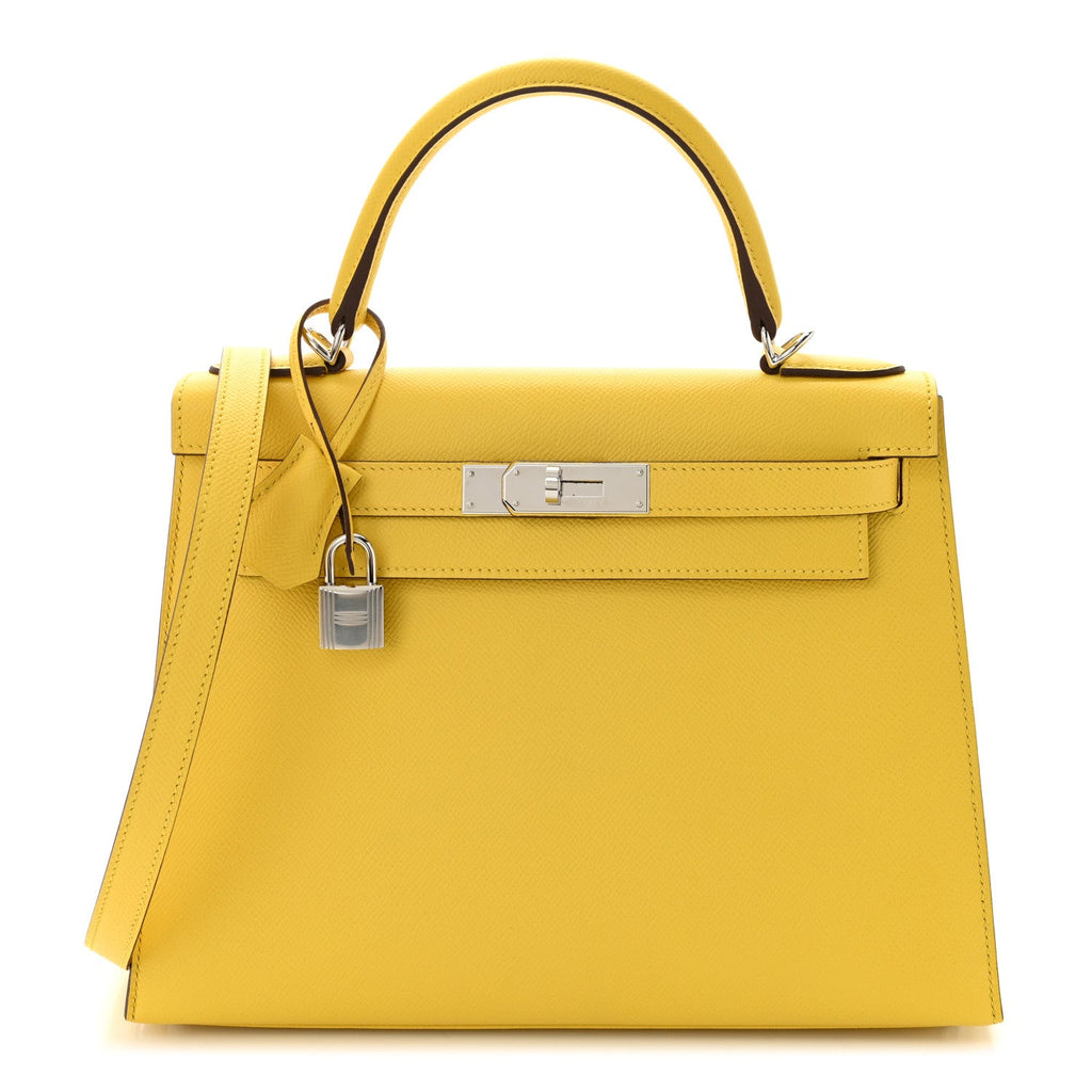 Epsom Kelly Sellier 28 Jaune De Naples