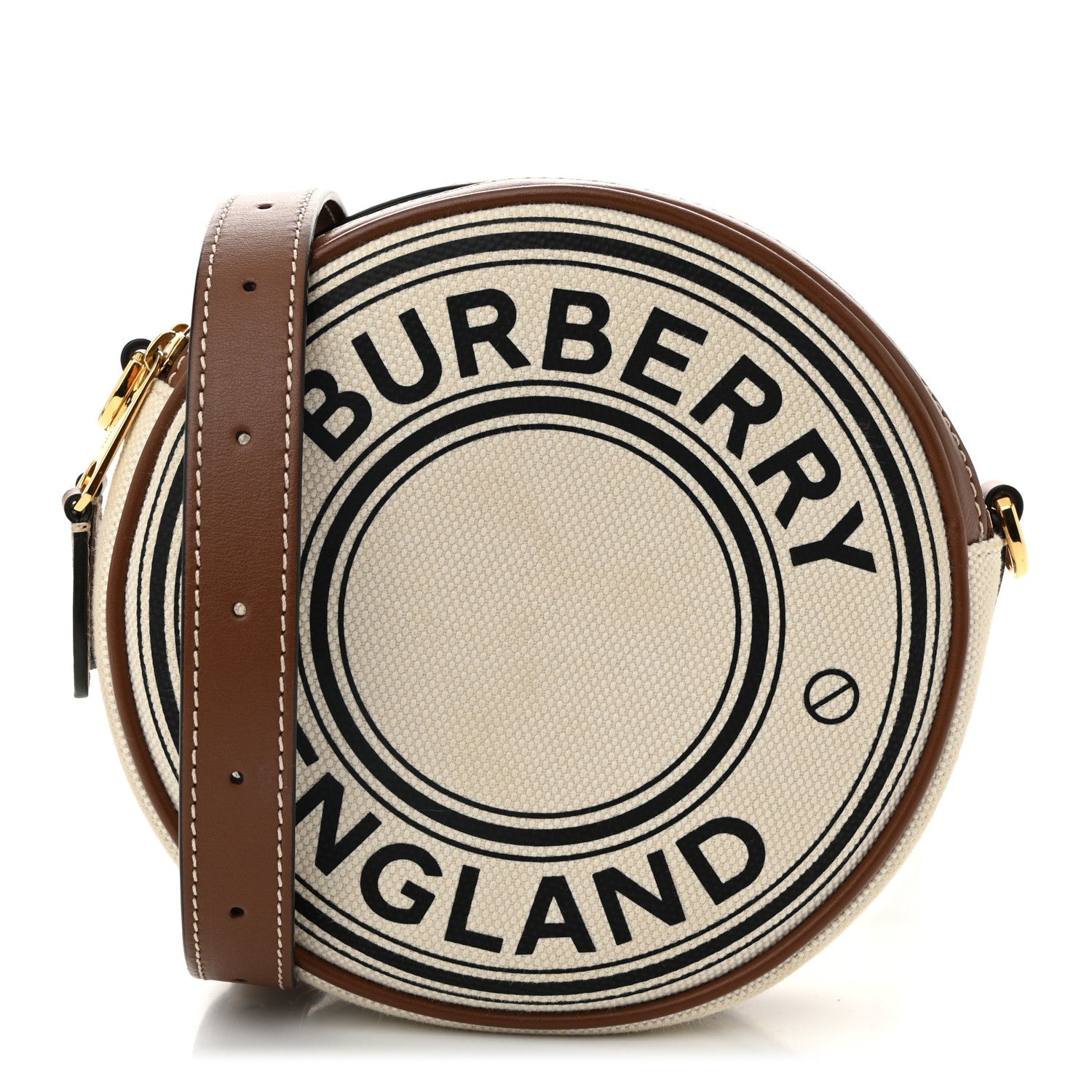 Canvas Calfskin Louise Bag Natural