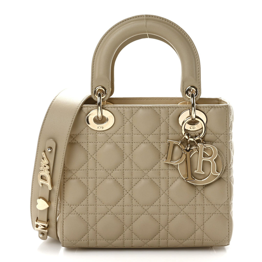 Lambskin Cannage Small My ABCDior Lady Dior Corda
