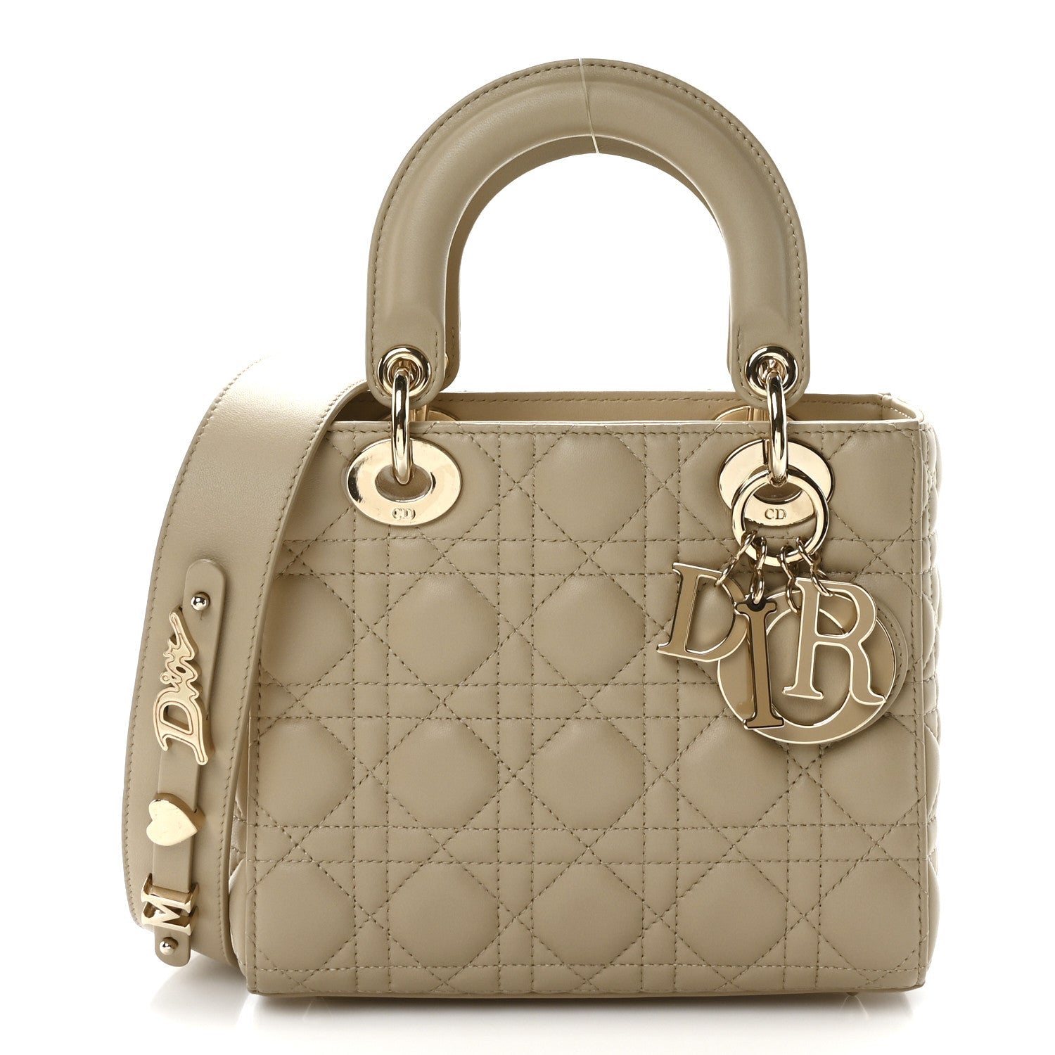 Lambskin Cannage Small My ABCDior Lady Dior Corda