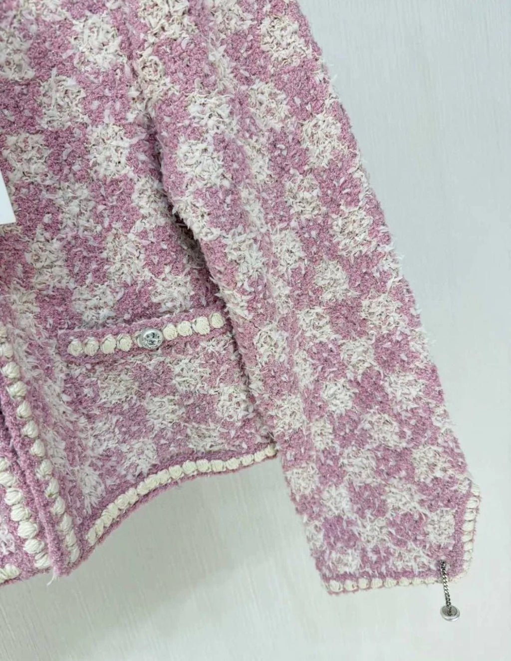 Chanel 23s pink and purple jacket
