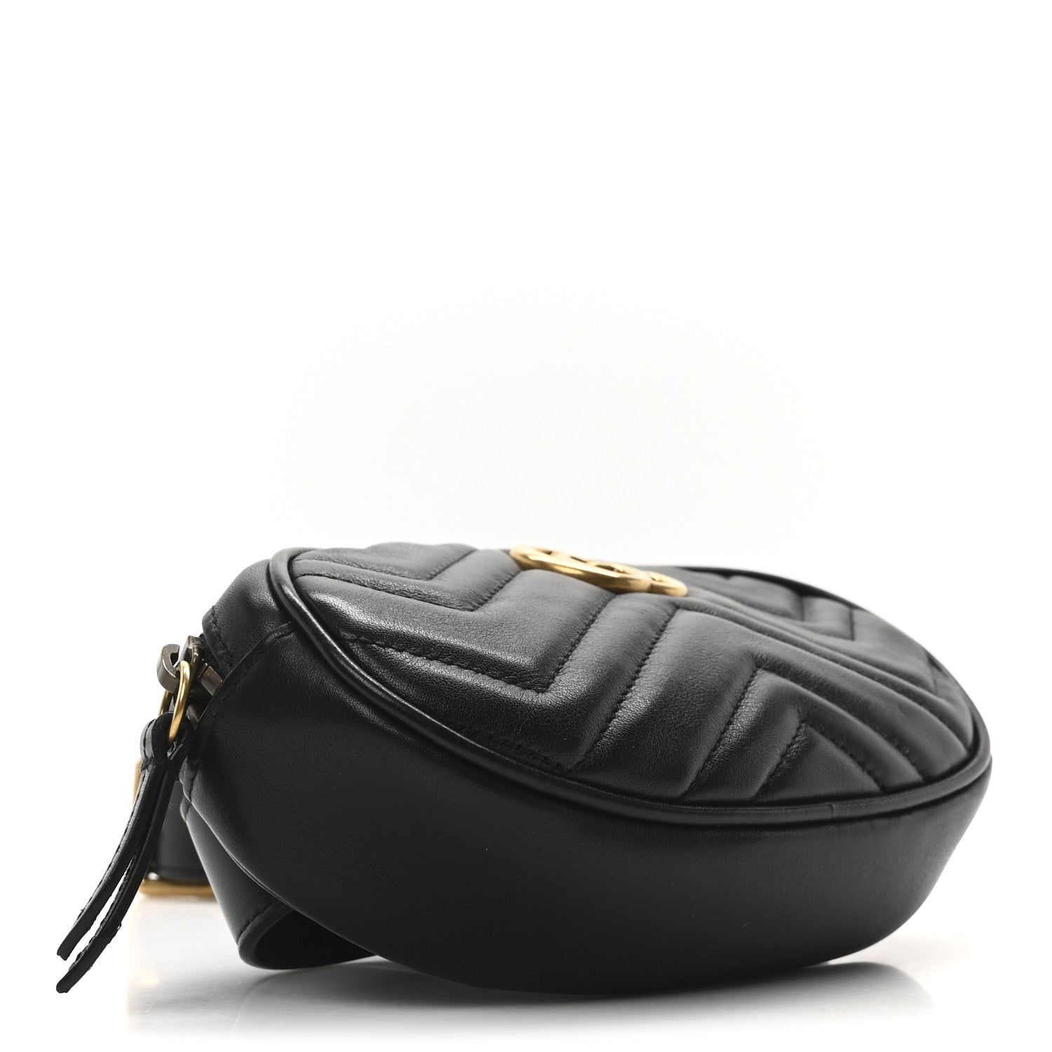 Calfskin Matelasse GG Marmont Belt Bag 85 34 Black