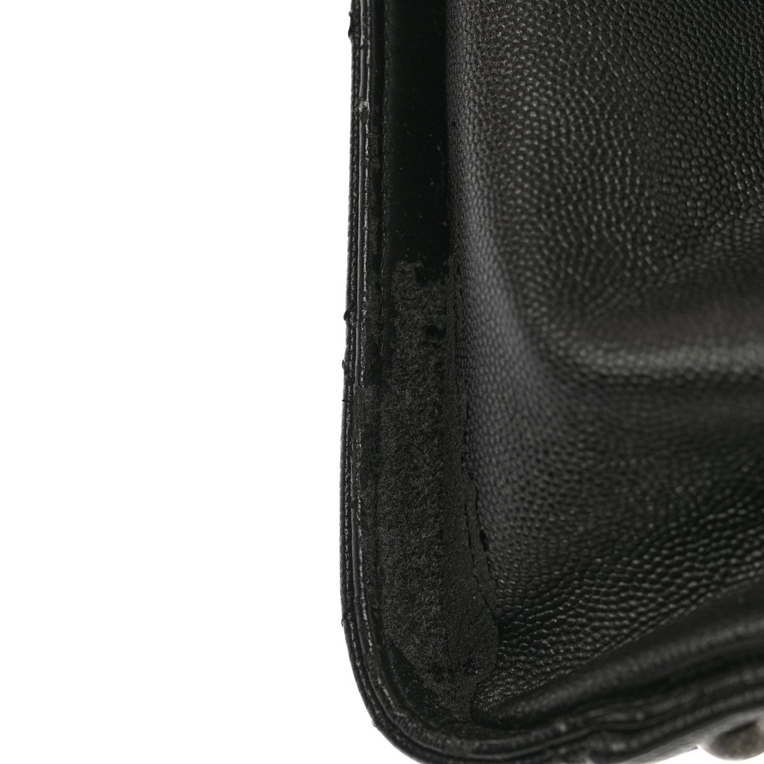 Caviar Quilted Medium CC Bucket Bag Black