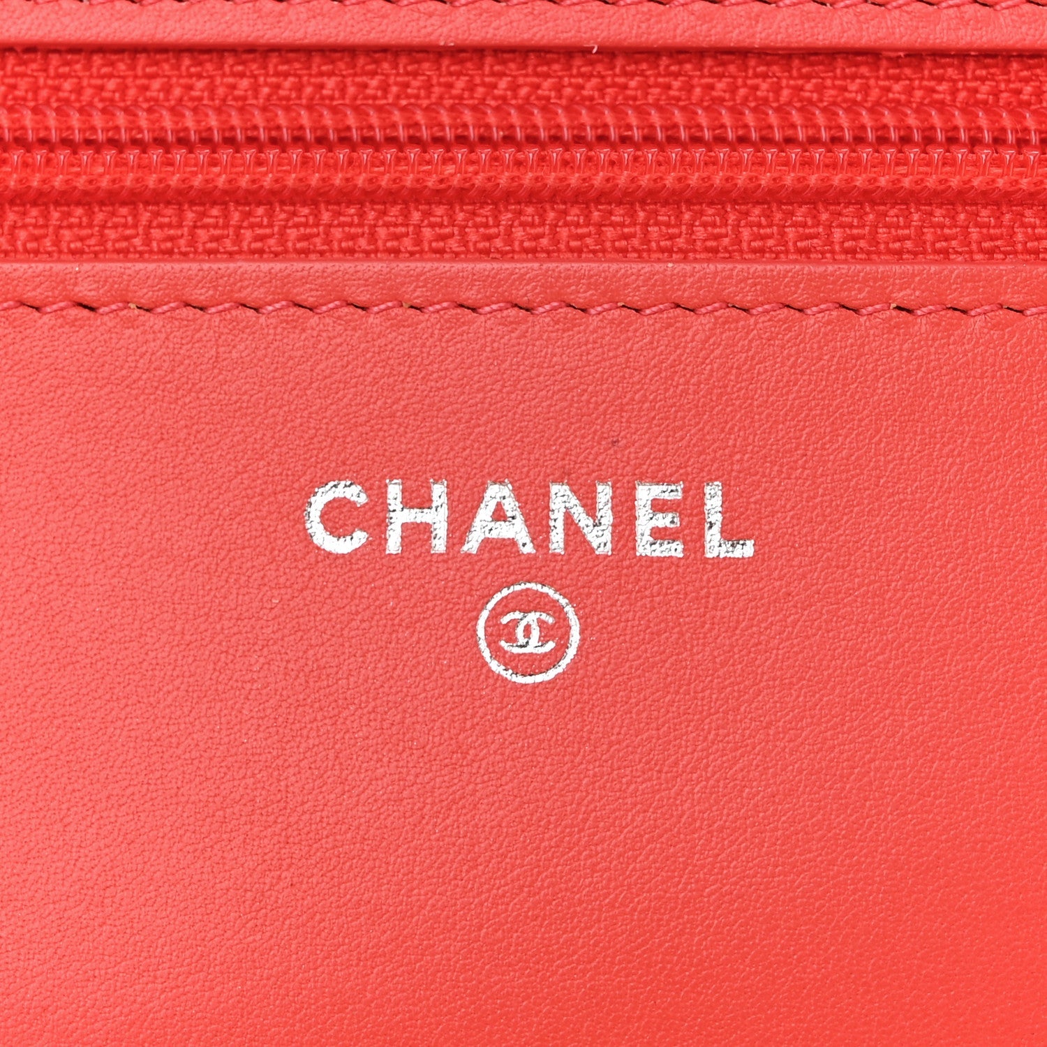 Velvet Quilted Wallet On Chain WOC Coral