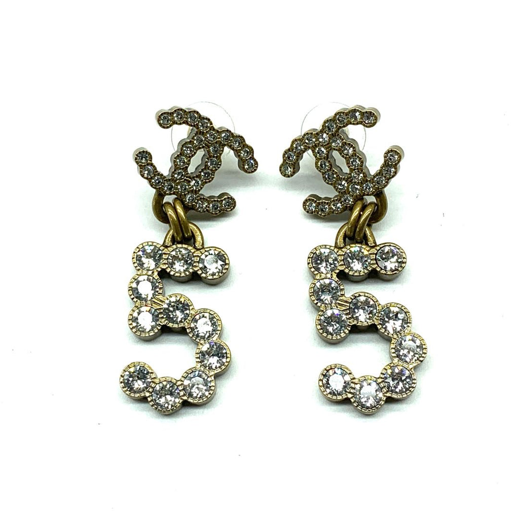 Chanel Double C5 Earrings