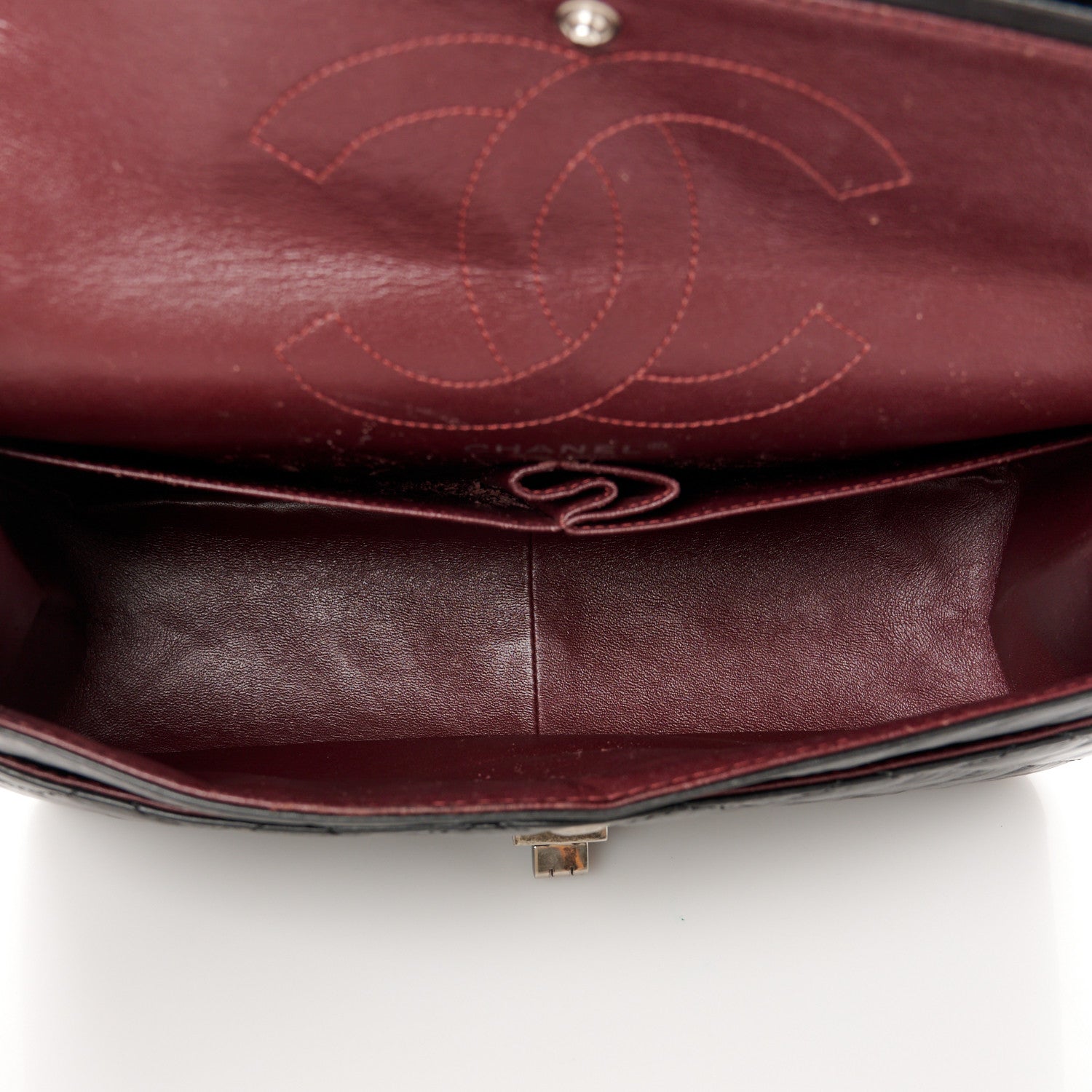 Aged Calfskin Quilted 2.55 Reissue 226 Flap Black