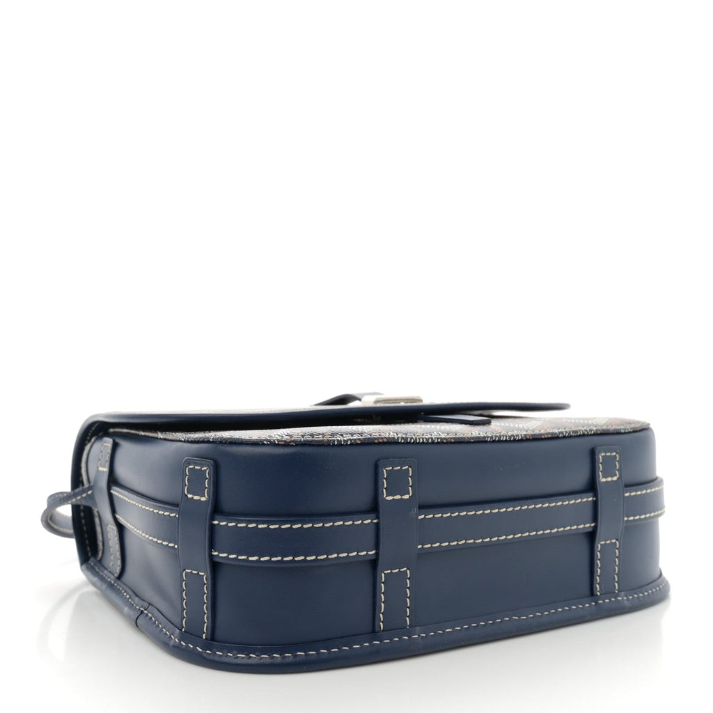 Goyardine Belvedere II PM Messenger Bag Navy